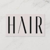 Luxe eenvoudige haaruitstortingen na de zorg visitekaartje (Voorkant)