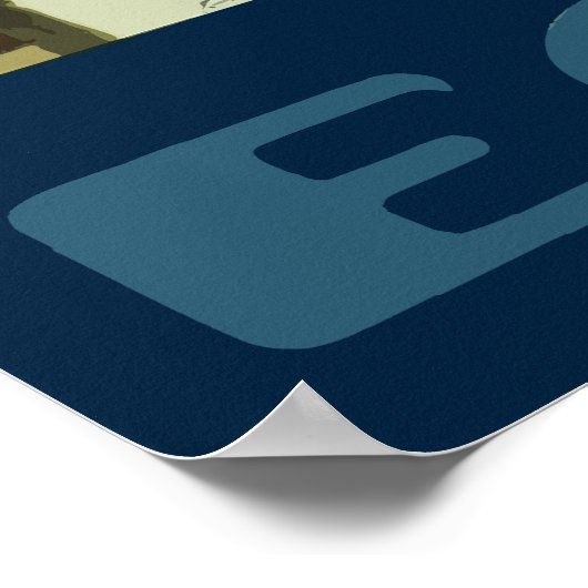 -Luxe Egypte roeit reizen Poster (Hoek)