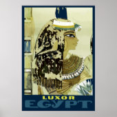 -Luxe Egypte roeit reizen Poster (Voorkant)