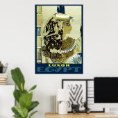 -Luxe Egypte roeit reizen Poster (Thuiskantoor)