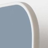 Luxe Elegance Dusty Blue | Mevrouw en trouwdatum Pickleball Paddle (Links Detail)