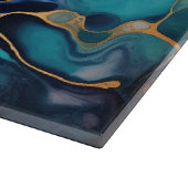 Luxe Elegant Abstract Marmer Mooi Snijplank (Hoek)