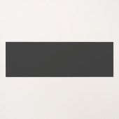 Luxe Elegant Black Gold Marble Effect Name Yogamat (Achterkant (horizontaal))