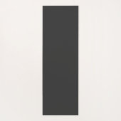 Luxe Elegant Black Gold Marble Effect Name Yogamat (Achterkant)