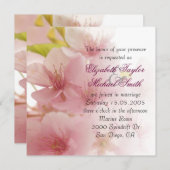 Luxe Elegant Bloom Spring Boeket Bruiloft Uitnodig Kaart (Voorkant / Achterkant)