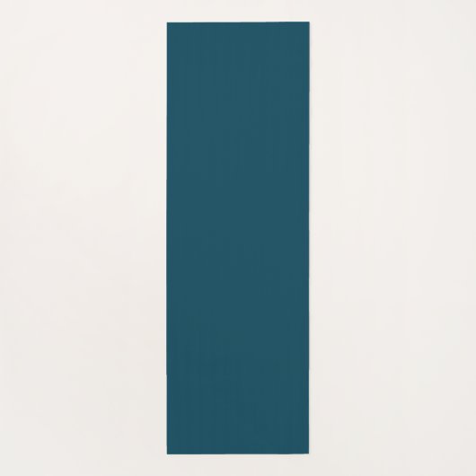 Luxe Elegant Blue Gold Marble Effect Name Yogamat (Achterkant)