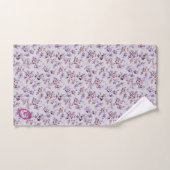 Luxe Elegant Floral (A-Z) Woordenset Bad Handdoek (Handdoek)