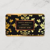 Luxe Elegant Floral Collectie Visitekaartje (Voorkant)