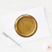 Luxe Elegant gepolijst goud wax zegel bruiloft (Envelop)