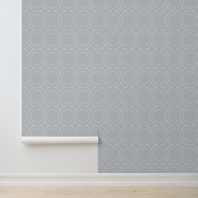 Luxe Elegant Glanzend Geometrisch Patroon Behang (Applicatie)