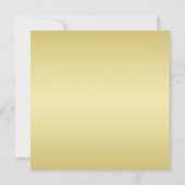 Luxe Elegant Gold  hoek grens Invitati Kaart (Achterkant)