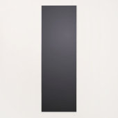 Luxe Elegant Grijs Zwart Patroon Ontwerp Naam Yogamat (Achterkant)