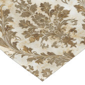Luxe Elegant Ivoor Damask Korte Tafelloper (Hoek)