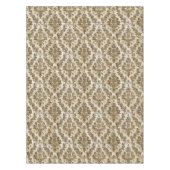 Luxe Elegant Ivoor Damask Tafelkleed (Voorkant)