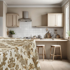 Luxe Elegant Ivoor Damask Tafelkleed