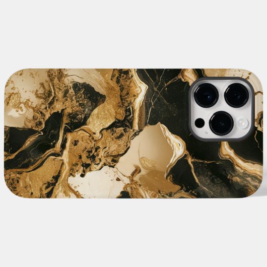 Luxe Elegant Marmer Modern Case-Mate iPhone Case (Achterkant (horizontaal))