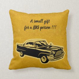 Luxe Elegant Modern Black Gold Car Kussen