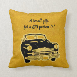 Luxe Elegant Modern Black Gold Car Kussen