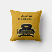 Luxe Elegant Modern Black Gold Car Kussen (Voorkant)