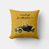 Luxe Elegant Modern Black Gold Car Kussen (Voorkant)