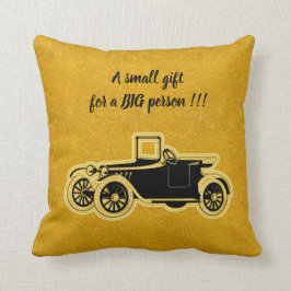 Luxe Elegant Modern Black Gold Car Kussen