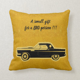 Luxe Elegant Modern Black Gold Car Kussen