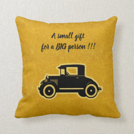 Luxe Elegant Modern Black Gold Car Kussen