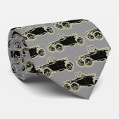 Luxe Elegant Modern Black Gold Car Stropdas (Opgerold)