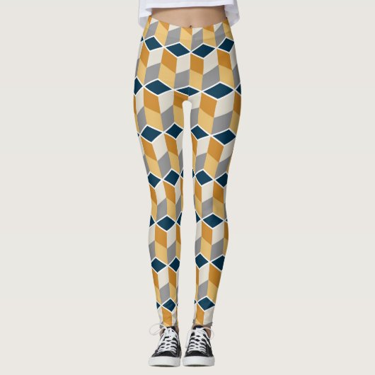 luxe: Elegant naadloos patroon. Leggings (Voorkant)