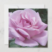 Luxe Elegant Paarse Roos bruiloft uitnodigen Kaart (Achterkant)