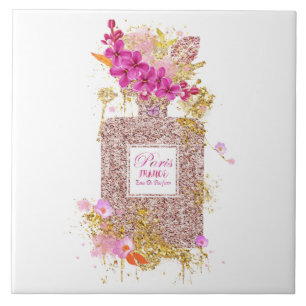 Luxe Elegant Perfume Ceramic Tegel Tegeltje