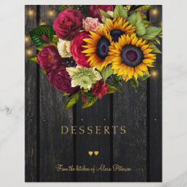 Luxe elegant roestvrijer goudscript, cookie divide