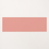 Luxe Elegant Roze Gold Marble Effect Name Yogamat (Achterkant (horizontaal))