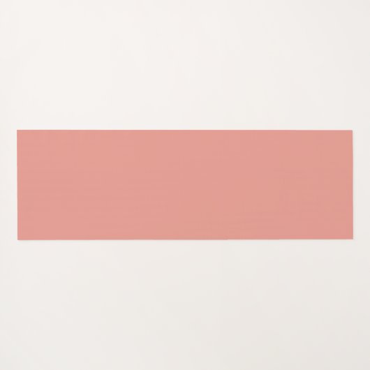 Luxe Elegant Roze Gold Marble Effect Name Yogamat (Achterkant (horizontaal))