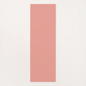 Luxe Elegant Roze Gold Marble Effect Name Yogamat (Achterkant)