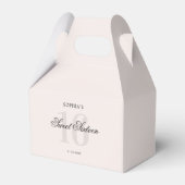 Luxe Elegant Roze Zoet 16 Bedankdoosjes (Voorkant Zijde)