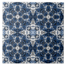 Luxe, elegant, sierblauw en wit