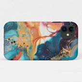 Luxe Elegante Abstracte Marmer Mooie Case-Mate iPhone Case (Achterkant (horizontaal))