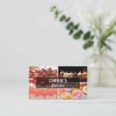 Luxe Elegante Bakkerij & Pastry Visitekaartje (Staand voorkant)