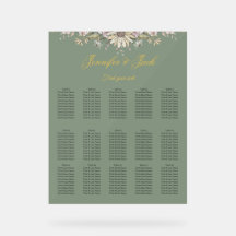 Luxe Elegante Boho Minimalistische Saliegroen Goud