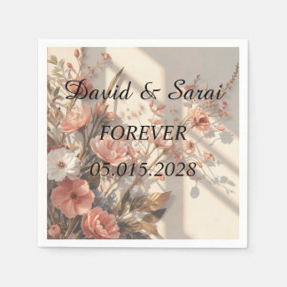Luxe Elegante Botanische Trouwservet Servet