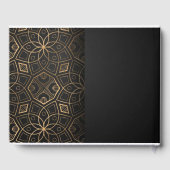 Luxe elegante bruiloft gastenboek (Achterkant)