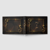 Luxe elegante bruiloft gastenboek (Volledig)