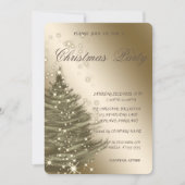Luxe elegante kerstboom, kerstfeest kaart (Voorkant)