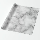 Luxe elegante marmer wrapping Paper Cadeaupapier (Uitgerold)