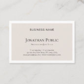 Luxe elegante, minimale ontwerpprijs Moderne rendy Visitekaartje (Voorkant)