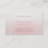 Luxe Elegante Minimalistische Sjabloon Modern Linn Visitekaartje (Achterkant)