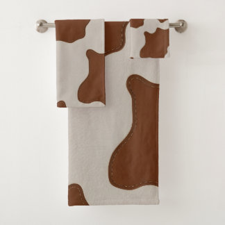 Luxe Elegante Nep-Runderleer Trendy Collectie Bad Handdoek