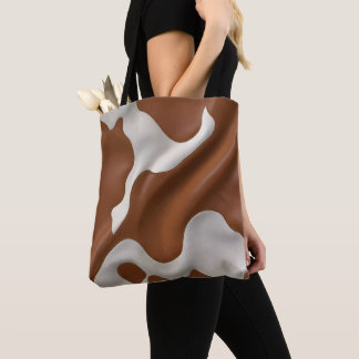 Luxe Elegante Nep Rundleren Moderne Collectie Tote Bag