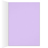 Luxe Elegante Paarse Bloemenwervelingen Dank u kaa (Binnen (Rechts))